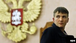 Народний депутат Надія Савченко в російському суді, архівне фото