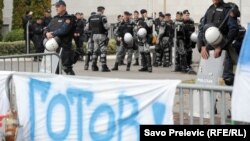 Protest demokratskog fronta u Podgorici