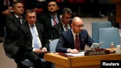 Ukraynanın baş naziri BMT Təhlükəsizlik Şurasında çıxış edib.