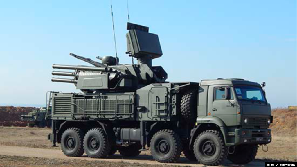 Зенітний ракетно-гарматний комплекс «Панцирь-С1», архівне фото