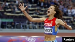 Russia's Maria Savinova won a gold medal in the 800-meter race at the 2012 Summer Olympics in London. She has admitted doping in a phone interview.
