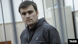 Алексей Гаскаров в зале Басманного суда Москвы. Апрель 2013 года