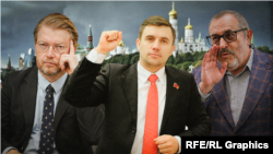 Глава партии "Яблоко" Николай Рыбаков, политик Николай Бондаренко, политик Борис Надеждин