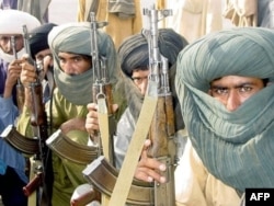 Baluch fighters at a camp southeast of Quetta, the capital of Baluchistan Province. (file photo)