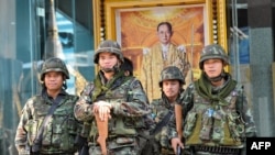 Tajlandska vojska tokom prošlomesečnih protesta u Bangkoku