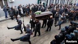 Похороны жертв теракта в Волгограде 2 января 2014 года