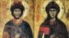 Ікона святих Бориса і Гліба, XIII століття, Київська національна картинна галерея. Україна