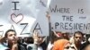 تظاهرات فلسطینی ها برای پایان دادن به درگیری های میان دو گروه فلسطینی