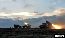 Grad rocket launchers (file photo)