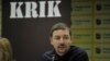 Investigative journalist Stevan Dojcinovic is the editor in chief of the Crime and Corruption Investigations Network (KRIK), a major Serbian news outlet. (file photo)