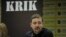 Investigative journalist Stevan Dojcinovic is the editor in chief of the Crime and Corruption Investigations Network (KRIK), a major Serbian news outlet. (file photo)