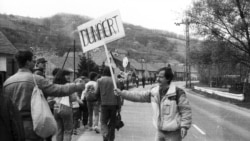 1989: tüntetés Visegrádon a vízlépcsőrendszer ellen