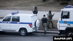 Беларус милициясы. Сүрөт иллюстрация үчүн колдонулду. 