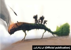 کاریکاتور شهرام رضایی با موضوع «مهاجرت»