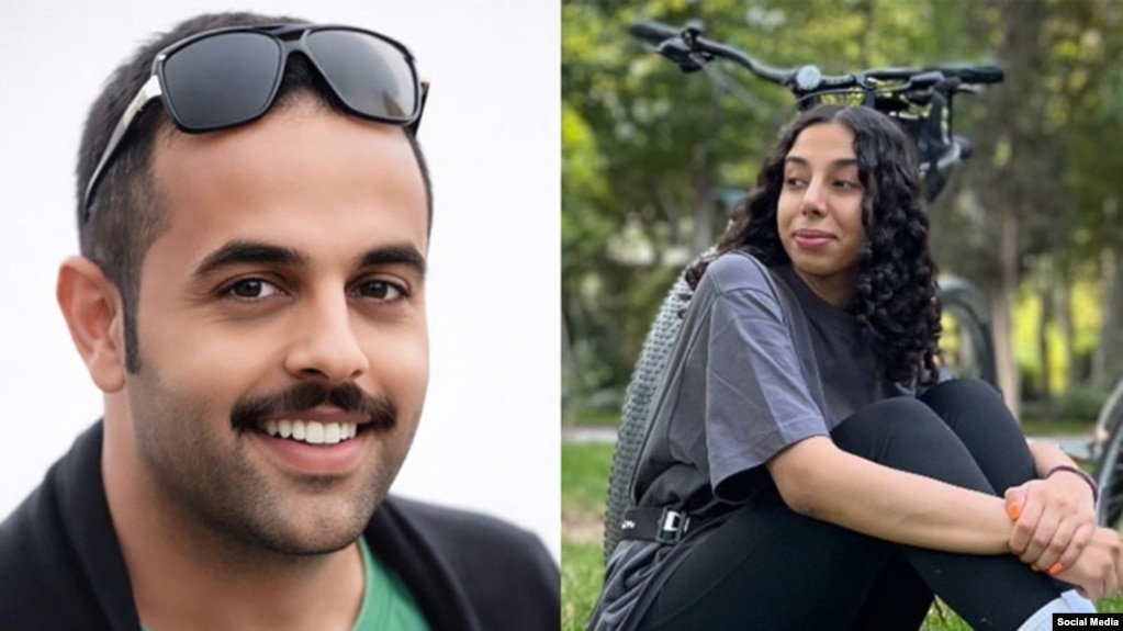 از راست: صهبا رشتیان و جواد گنجی دو عضو خانۀ سینما که در جریان سرکوب اعتراضات دی‌ماه ۱۴۰۴ کشته شدند