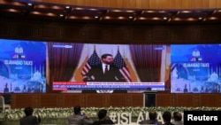 АКШнын вице-президенти Жей Ди Венстин маалымат жыйыны. Исламабад, Пакистан. 12-апрель, 2026-жыл.