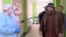 Chechen leader Ramzan Kadyrov visits a hospital for suspected coronavirus patients in Grozny on April 20. He has threatened critics in the media.