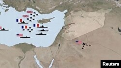 Mapa vazdušnih udara