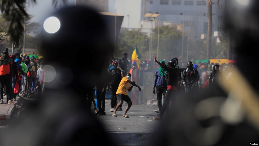 Protest u Dakaru 8. marta 2021.