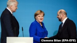 Գերմանիայի կանցլերը, Բավարիայի պետնախարարն ու Քրիստոնեա-սեցիալական միության նախագահը Բեռլինում, արխիվ
