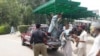 The first attack occurred in the northwestern town of Bannu when a bomb planted on a motorcycle detonated. 