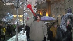 Serbs Rally To Protest Violence Against Opposition