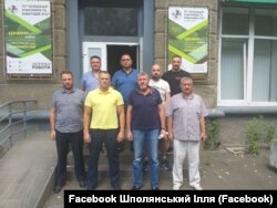 Асоціація ветеранів Миколаївської області. Ілля Шполянський стоїть першим ліворуч.