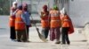 Turkmenistan -- cleaners in Turkmenabat, 22May2013