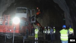 Градежни работи на делницата Демир Капија-Смоквица, архивски снимки