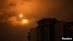 Робота сил ППО по російських дронах, фото ілюстративне