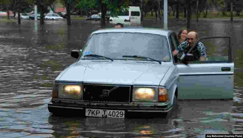 Патоп у Зялёным Лузе. Фота нашага чытача