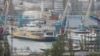 Керченский морской торговый порт. Апрель 2017 года
