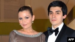 Лола Каримова-Тиллаева турмуш ўртоғи Тимур Тиллев билан.