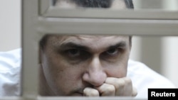 Imprisoned Ukrainian filmmaker Oleh Sentsov (file photo)