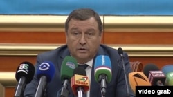 Председатель Центральной избирательной комиссии Таджикистана Бахтиёр Худоёрзода.