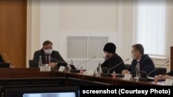 Владыка Тихон на заседании штаба по борьбе с коронавирусом