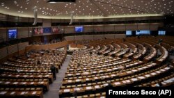 The European Parliament in Brussels