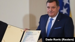 Milorad Dodik na inauguraciji članova Predsjedništva BiH u Sarajevu, 20. november 2018.