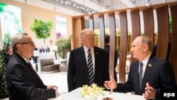 АКШнын президенти Доналд Трамп жана Орусиянын лидери Владимир Путин.