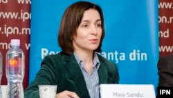 Maia Sandu said she was "here [in Brussels] to warn the international partners of Moldova about the risks of massive fraud of the election and to ask them to help."