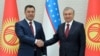 O‘zbekiston prezidenti Shavkat Mirziyoyev va Qirg‘iziston prezidenti Sadir Japarov.