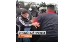 Стихийный протест из-за выборов в Улан-Удэ