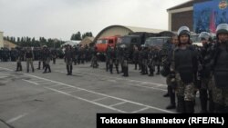 Kyrgyzstan -- Kyrgyz Army - National Guard exercises - soldiers, 20 July 2015