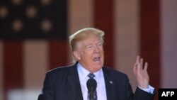 Президент США під час виступу у Капітолії, Вашингтон, 25 квітня 2017 року 