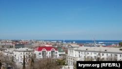 Вид на город Севастополь с Малахова кургана