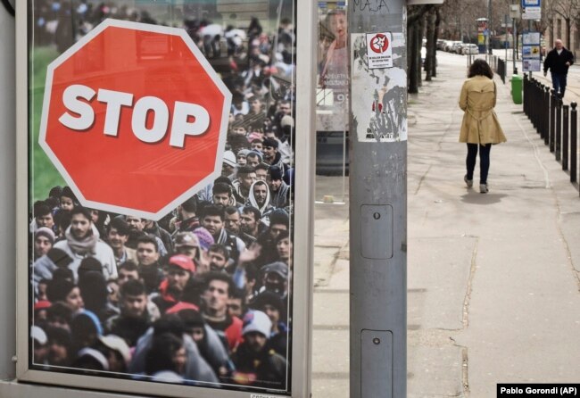 Kampanja "Stop migrantima", Budimpešta, april 2018.