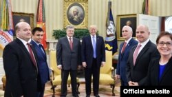 Президент України Петро Порошенко і президент США Дональд Трамп (праворуч). Вашингтон, 20 червня 2017 року