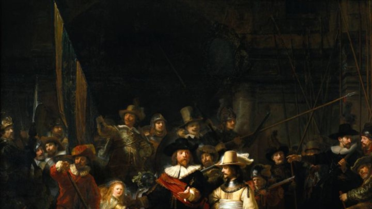 Night Watch By Rembrandt By Don Hall, Painting by Don Hall Art | Artmajeur