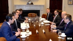 Архивска фотографија - Никола Груевски на средба со потпретседателот на САД Џозеф Бајден во Вашингтон.