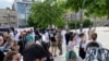Okupljanje studenata na Slaviji uoči najavljenog protesta, maj 2026.